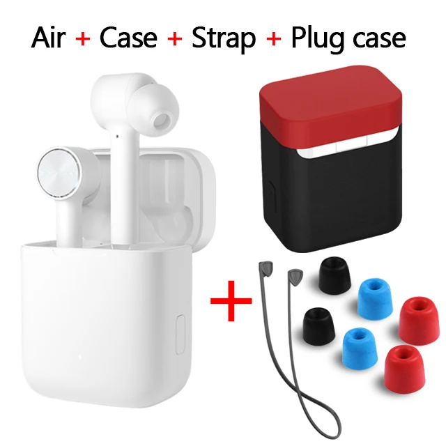 add black-red Оригинальные наушники Xiaomi Air TWS Airdots Pro, bluetooth-гарнитура, переключатель ANC, ENC, стерео, автоматическая пауза, управление нажатием, беспроводные наушники - Цвет: add black-red