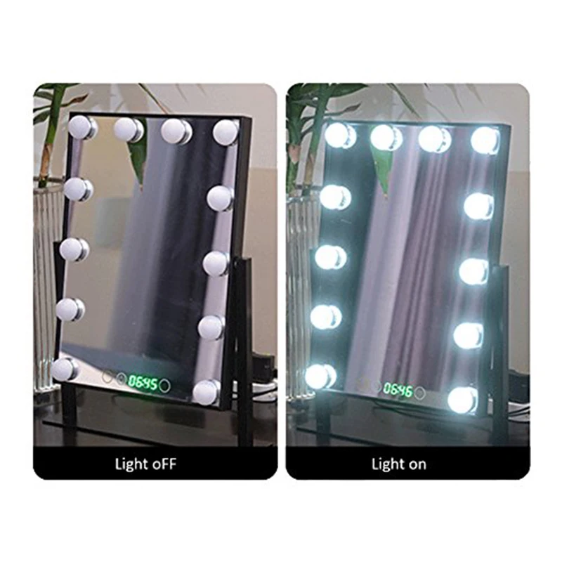 Зеркало для профессионального макияжа зеркало с подсветкой столик умным