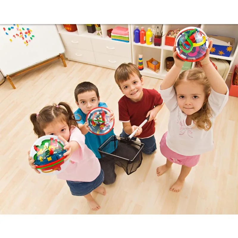 3D мяч лабиринт головоломка Лабиринт плексиглас игра Развивающие игрушки для