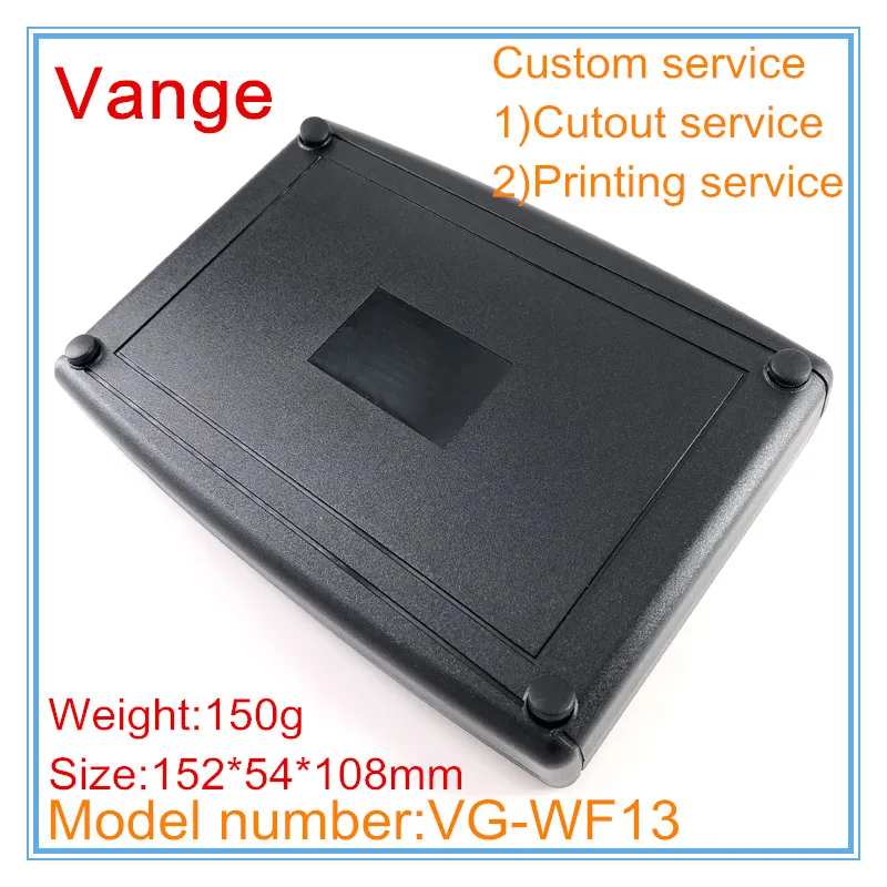 1pcs/lot extruded mold shell box 152*54*108mm ABS plastic chassis junction for electronics module PCB product | Обустройство дома