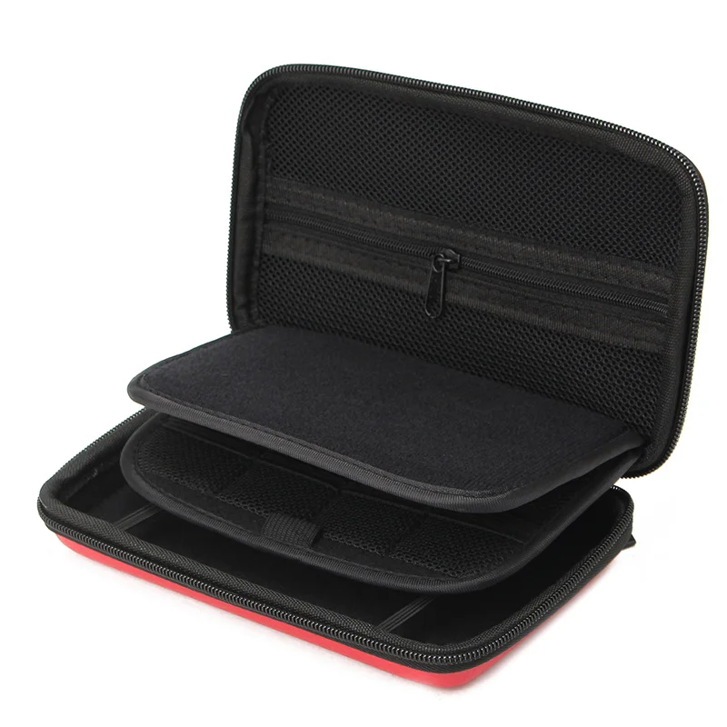 EVA Твердый переплет ручное игровое устройство ручка сумка для nintendo 2DS LL/XL углеродного волокна чехол защитный чехол 5 цветов