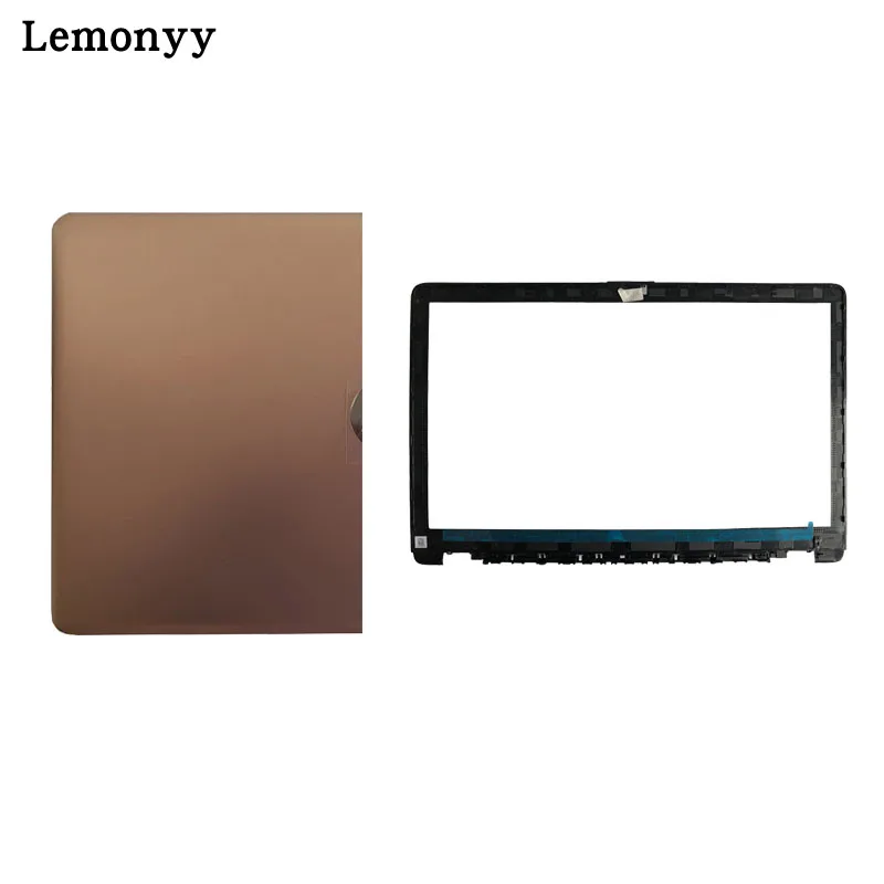 Rose gold and B Корпус ноутбука для hp 15-DA 15-DB 15-da0012dx 15-da0014dx 15-da0061nr lcd верхняя крышка/lcd передняя рамка/петли крышки - Цвет: Rose gold and B
