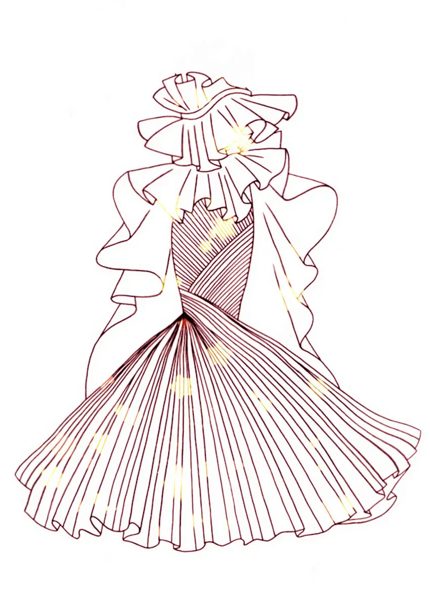 PANFELOU свадебное платье Русалка металлическая крафт бумага высекальные штампы