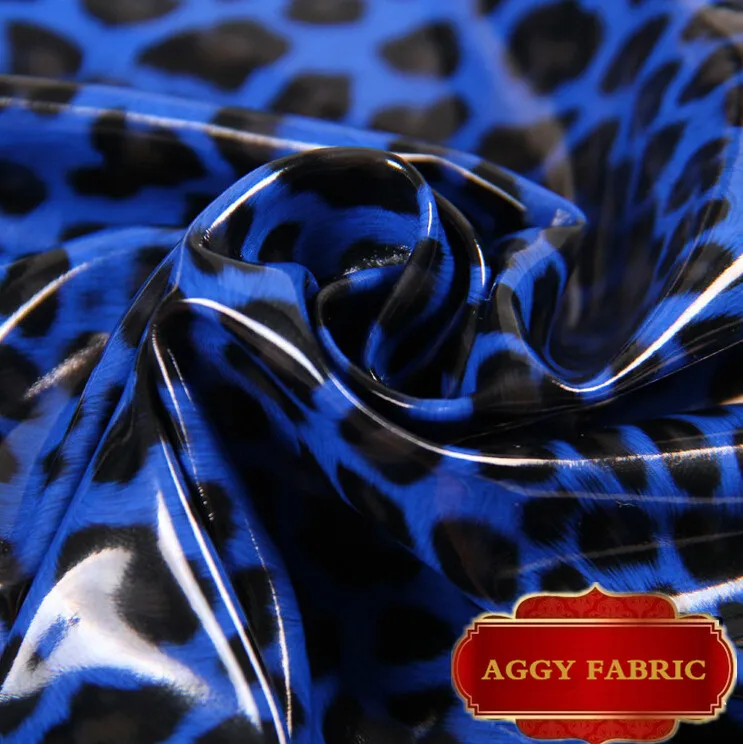 Искусственная кожа искусственная блестящая эластичная леопардовая для шитья