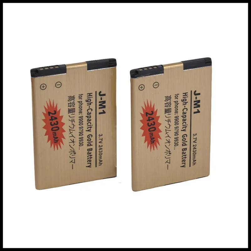 2 шт./лот аккумулятор большой емкости Golden bateria JM1 ДЛЯ Blackberry Bold Touch 9380 9850 9860 9790 9930
