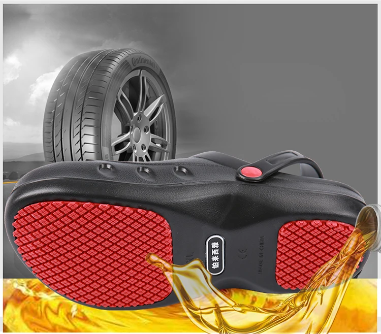 Черная обувь для шеф-повара с противоскользящей стальной головкой; нескользящие водонепроницаемые маслостойкие туфли для гостиницы, ресторана, кухни; Рабочая обувь