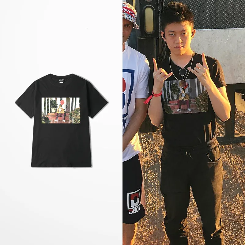 Модные богатый Chigga печать любители Harajuku Linkin Park в ретростиле с верхом виде т