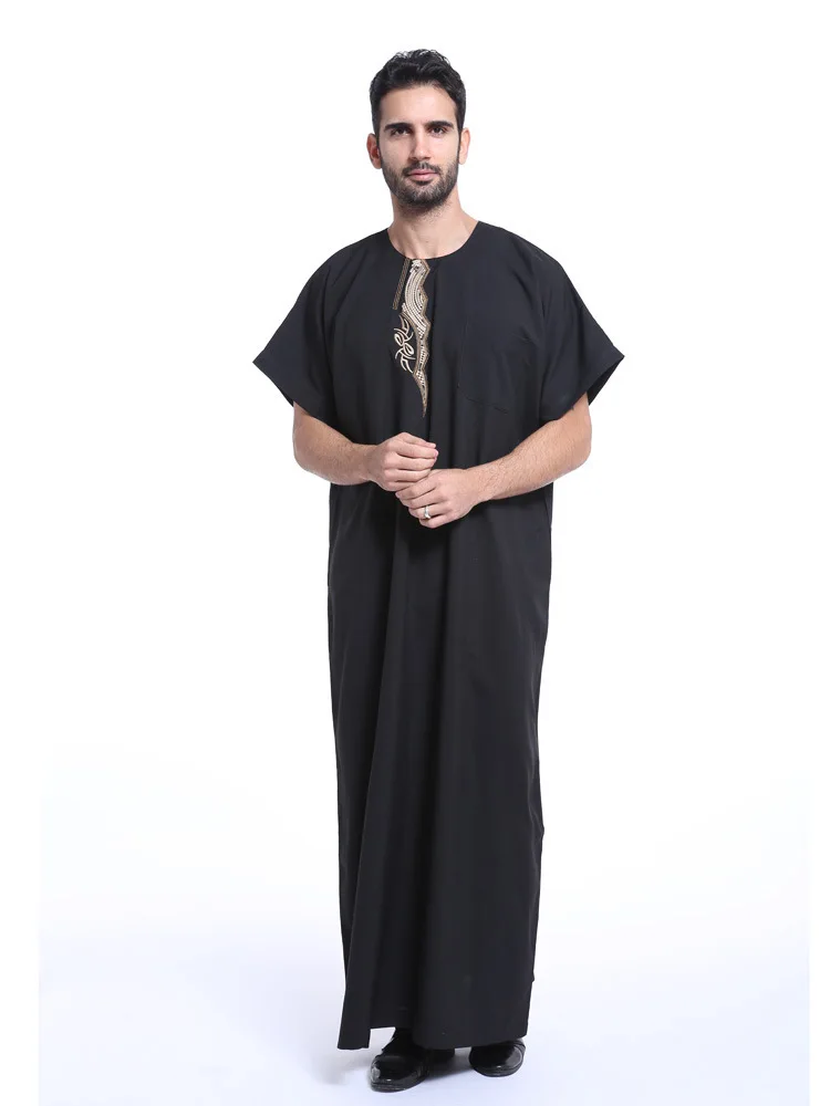Мужская мусульманская одежда abaya мусульманский кафтан мужская Тауб большие