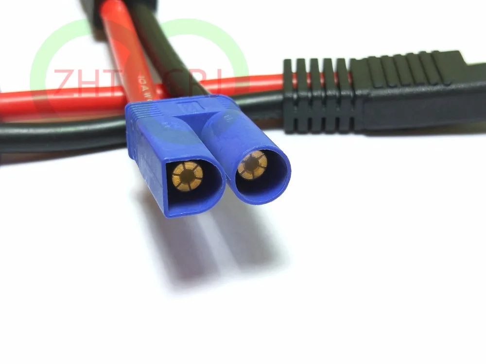 

100 шт. кабель 10AWG 12 см EC5 штекер к SAE Power автомобильный