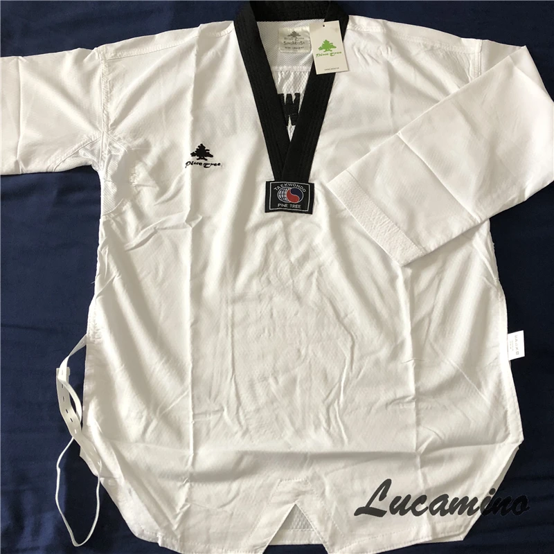 Breathable Pine tree SANG MOO SA taekwondo doboks Original good quality light Taekwondo uniforms for summer use size 160cm-210cm