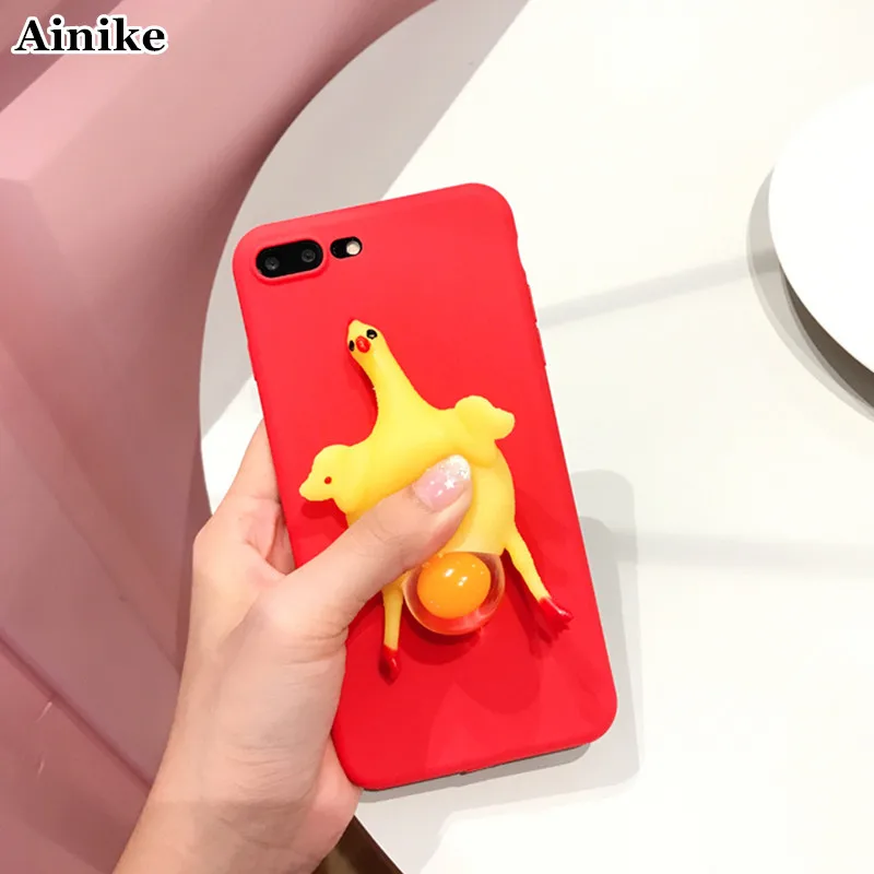 Чехол для телефона Ainike Cute Chicken Lay Egg Samsung Galaxy Note8 J7 A310 S8 S9 G530 C7Pro E5 A720 Мягкий ТПУ чехол