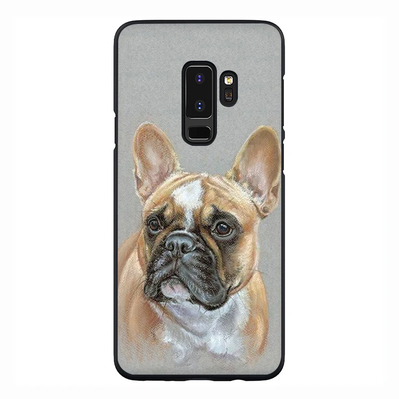 B10 Мягкий чехол для телефона с французским бульдогом и Мопсом для samsung Galaxy M10 20 30 S6 7 Edge S8 9 10 Plus Note8 9 - Цвет: B10