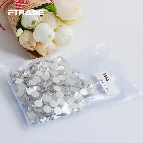 Mix Size 1300Pcs Все размеры, SS3-SS40, прозрачный кристалл, плоские с оборота, стеклянные ногти, художественные стразы, швейная ткань, одежда, не исправление камней, для украшения своими руками - Цвет: Mix Size 1300Pcs