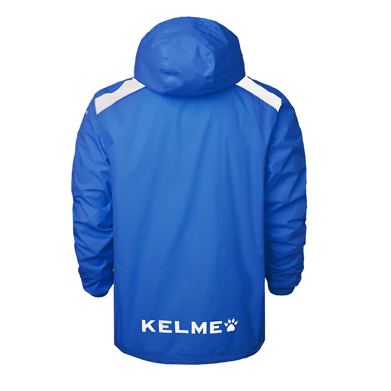 KELME, Спортивная Мужская Детская футбольная майка, куртка для бега, тренировочная куртка для упражнений, ветрозащитная одежда, пальто K15S605
