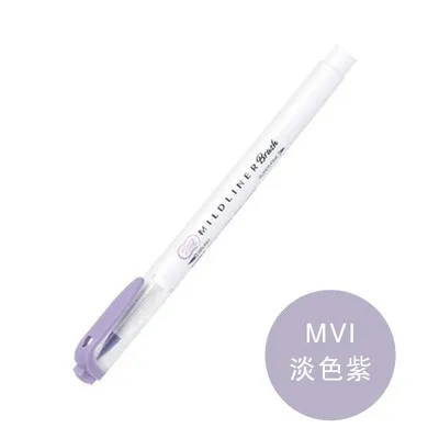 WFT8 MVI 1 шт. японская Зебра mildliner цвет WFT8 Кисть ручка креативное моделирование двуглавый маркер ручка пуля школьные принадлежности кавайи - Цвет: WFT8 MVI