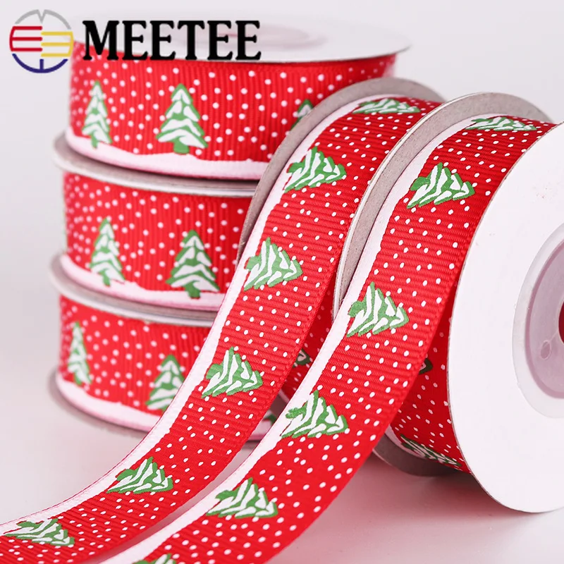 Meetee1шт (1 шт = 9 м) 20 мм Двусторонняя лента DIY Рождество Новый год Украшение