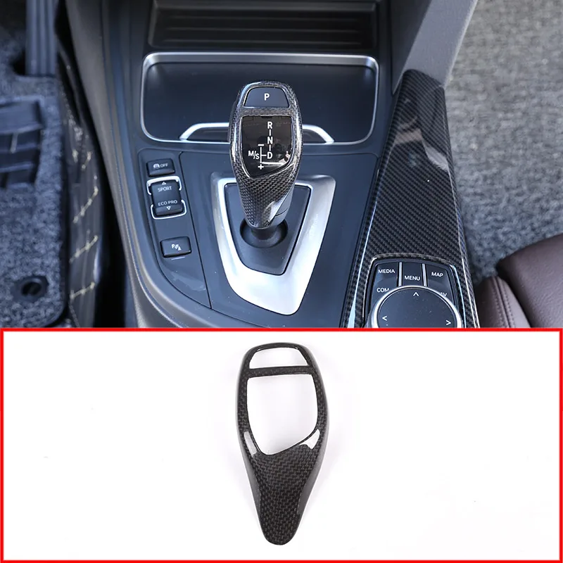 Панель переключения передач из углеродного волокна автомобильная рамка для BMW F20
