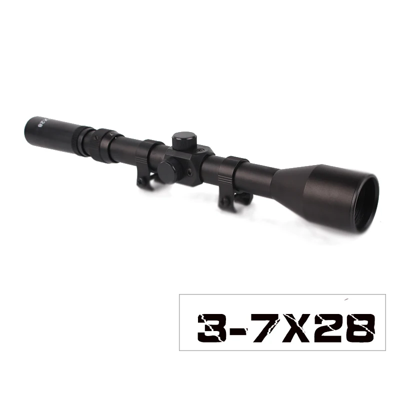 3 7X28 FENGROU подходит для 11 мм Crosshair оптический прицел охота телескопический прицелы