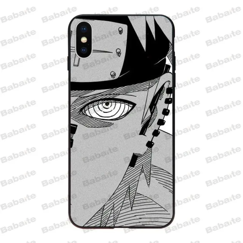 Babaite Naruto pain черный ТПУ мягкий резиновый чехол для телефона для iPhone 8 7 6 6S Plus X XS XR XSMax 5 5S SE 5C Coque11 11pro 11promax