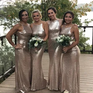 bridesmaid dresses 2019 o-neck sequin wedding guest dress mermaid prom dress sexy floor length wedding party dress bridesmaid dresses 2019 o-neck sequin wedding guest dress mermaid prom dress sexy floor length wedding party dress