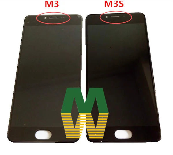 1 шт./лот для Meizu M3S mini Y685C Y685Q Y685M Y685H ЖК-дисплей + сенсорный экран рамка черного