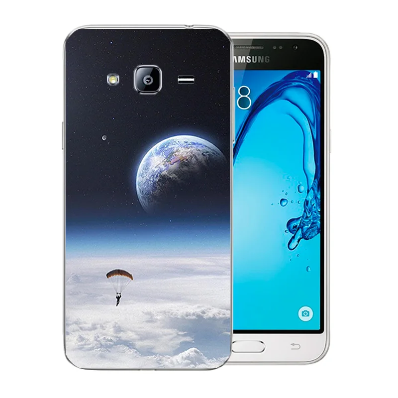Силиконовый чехол для Samsung Galaxy J3 2016 j310 Прозрачный телефона 5 0 дюйма (2016)