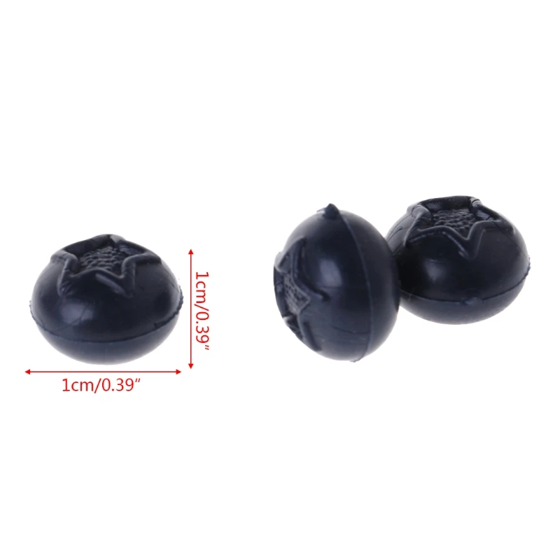 

50pcs Lifelike Artificial Blueberry Plastic Fake Fruit Disply Home Party Decor