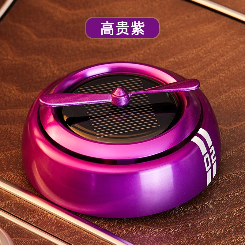Solar Rotated Car Air Freshener Perfume Aroma Diffuser Automobiles Interior Fragrance Smell Purifier Ornaments Accessories|Освежитель