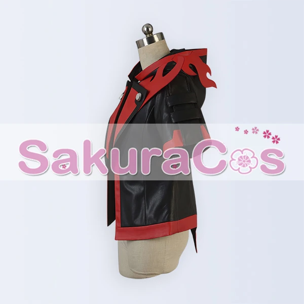 Куртка из искусственной кожи с капюшоном! Аниме в стиле наездника маске призрака