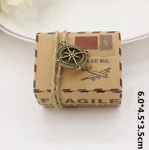 free shipping 6*4.5*3.5 cm VIA AIR mail box item craft paper party candy boxes for bridal shower ZJ16 | Дом и сад
