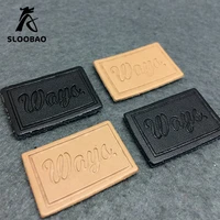 wholesale 1000pcs custom leather labelsjeans labelsleather patch free shipping worldwide