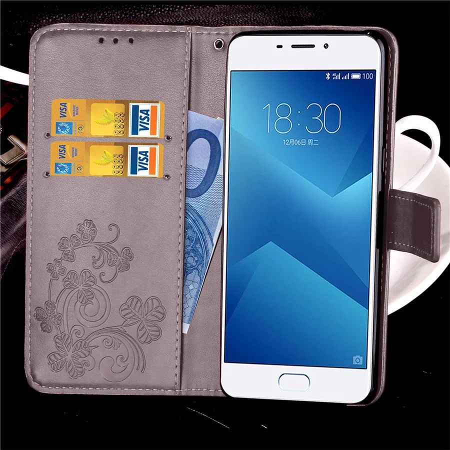 Чехол-Кошелек для Meizu M5 M6 M3 Note чехол M5S M3S X8 M8 Lite 8 с откидной крышкой 3D розами