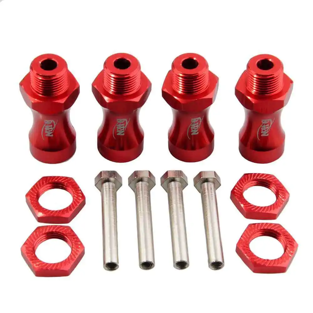 RC Red Wheel Hex Driver 12mm Turn 17mm Adapter 30mm Extension For Truck | Игрушки и хобби