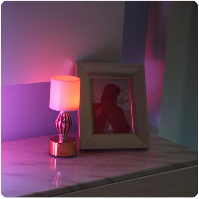 Беспроводная Светодиодная настольная лампа atomosphia ночник из АБС-пластика с