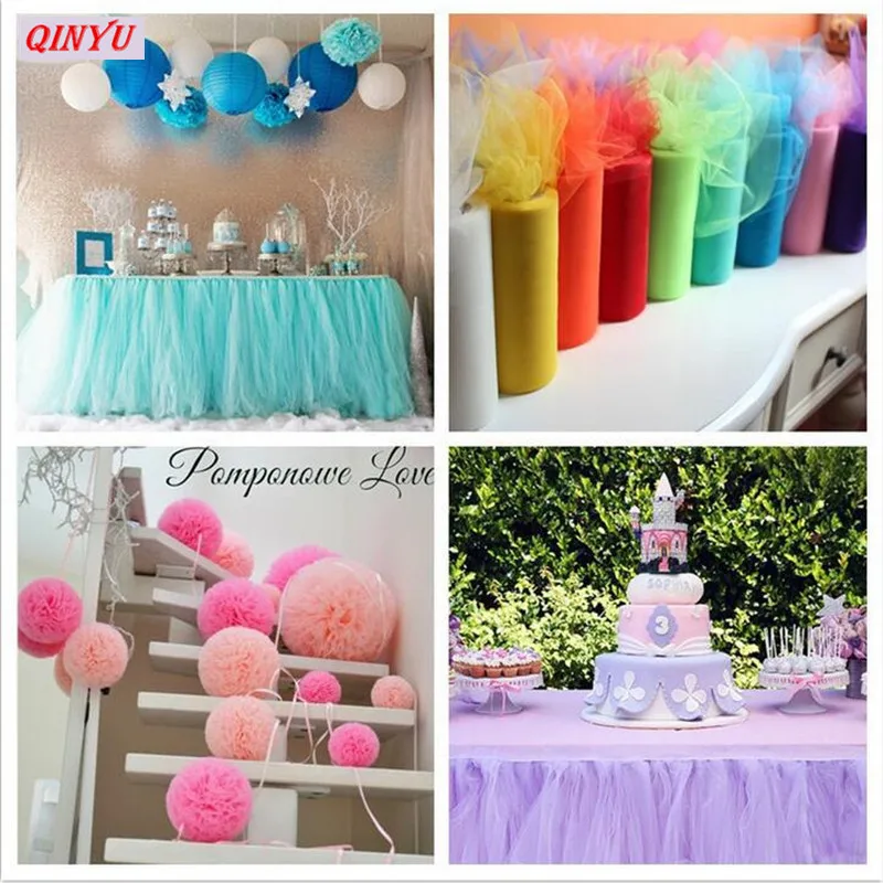 15cmX22m тюль рулон катушки ремесло свадебное украшение из ткани платье-пачка Сделай