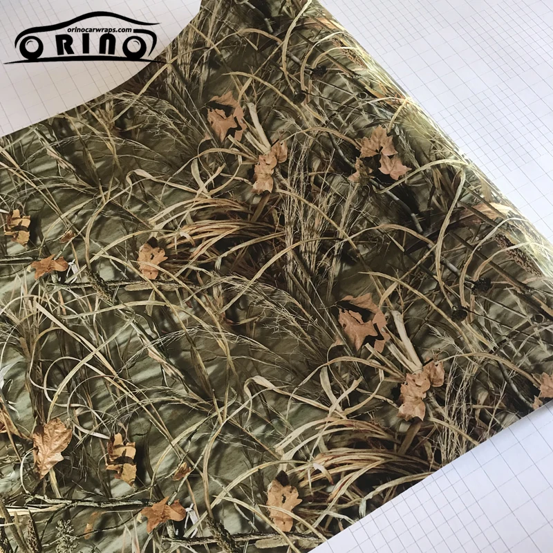 7 видов теневой травы Realtree камуфляжная виниловая пленка с воздушными пузырьками клейкая Автомобильная Наклейка на мотоцикл обертывание ping