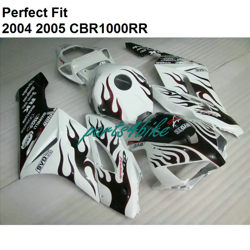 Комплект обтекателей для Honda CBR 1000RR 2004 2005 белый черный CBR1000RR 04 05 NZ33 | Автомобили и