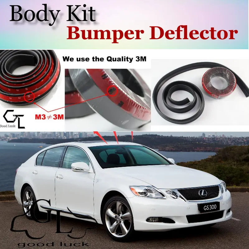 Bumper Lip Deflector Lips For Lexus GS 250 300 350 400 430 450h For TOYOTA Aristo Front Spoiler Skirt / Body Kit / Strip