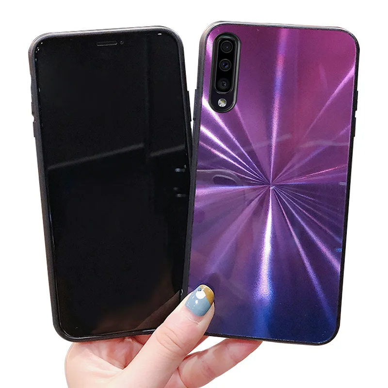 CD Pattern Case For Samsung Galaxy A50 A7 A8 A6 2018 A9 S8 S9 Plus S10 Lite J4 J6 M10 A20 Soft TPU Edge Cover Hard PC Back Coque |