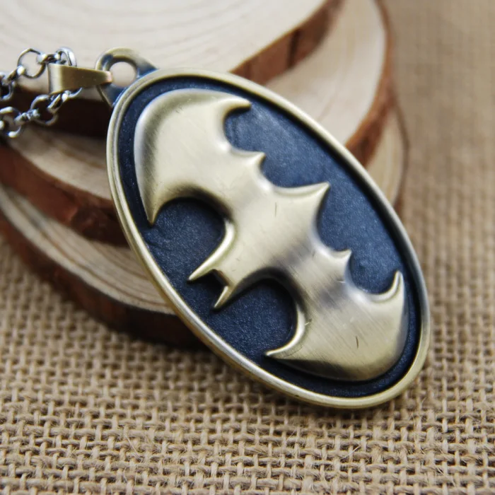 Free shipping EMS 65pc Batman metal plate necklace cartoon movie film video game character cosplay man woman jewelry accessory | Украшения