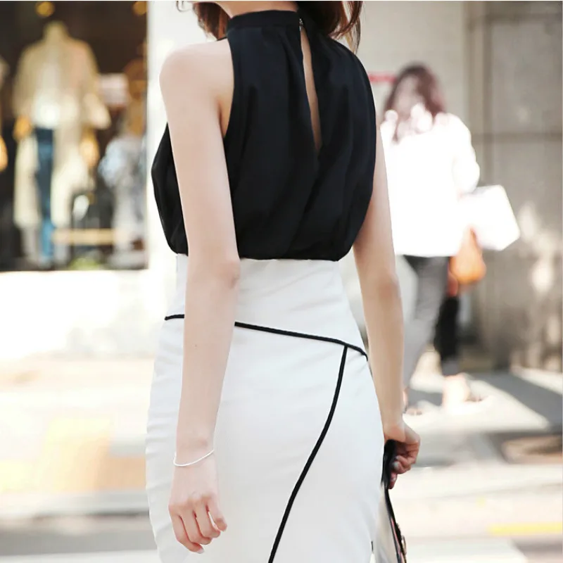 2 шт./компл. летнее Макси женское длинное Бандажное офисное сексуальное