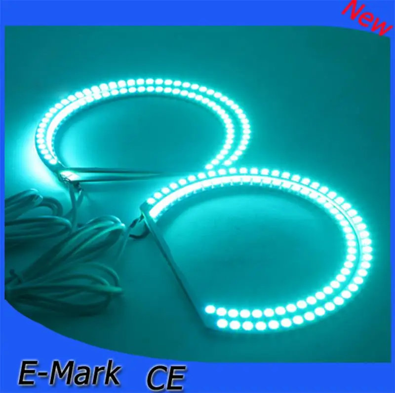 Super bright 7 color RGB LED Angel Eyes Kit with a remote control For BMW E53 X5 1999 2000 2001 2002 2003 2004 | Автомобили и
