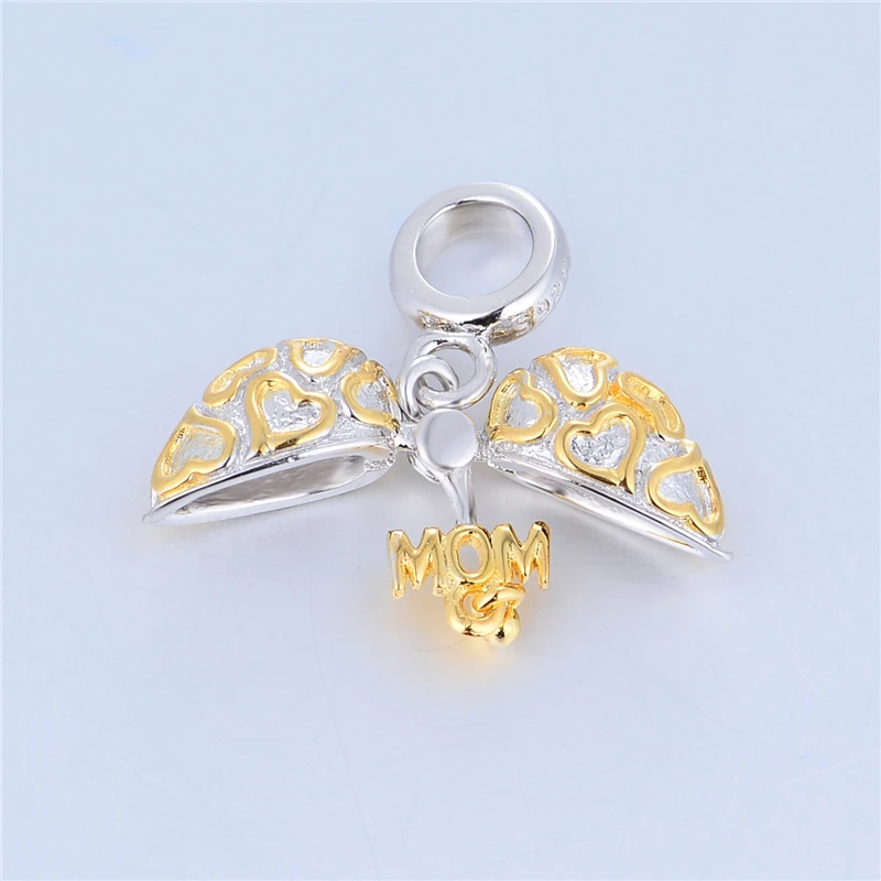 Подарок для мамы Подвески Серебро 925 пробы аутентичный Шарм Бусины Подходят