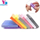 Двухсторонние мини-пилки для ногтей 100 X, 100 180 шлифовальный буфер, УФ-Гель-лак, наждачная пилка, цветная Наждачная губка, Lima Unghie