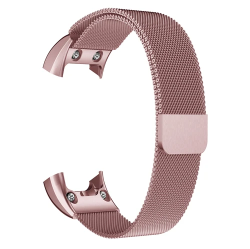 Rose Gold Ремешок для часы Garmin Vivosmart HR Milanese Loop металлический ремешок для часов Магнитная Петля замена Браслет Vivosmart HR ремень - Цвет ремешка: Rose Gold