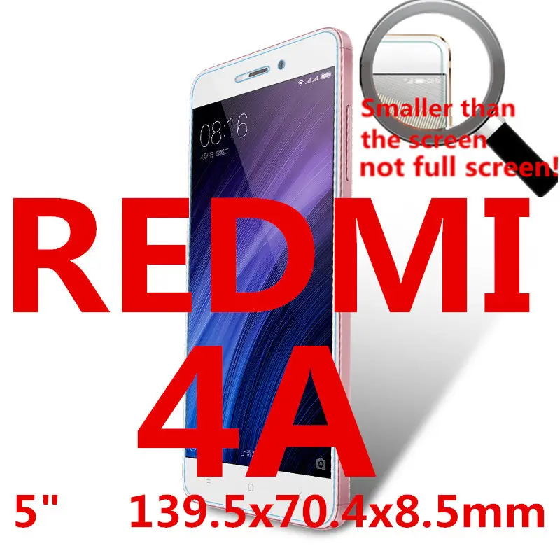 Закаленное стекло для Xiaomi Redmi NOTE 3 PRO глобальная версия 152 мм Redmi 4X 5A 4A Note 5A Pro Note 4X4 mi5x mi6 A1 mi4 закаленное - Цвет: Redmi 4A