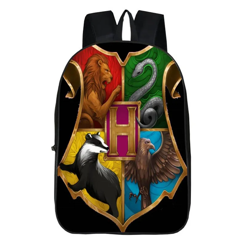 Рюкзак Magic college Gryffindor Hufflepuff/Слизерин/Ravenclaw для косплея школьная сумка в винтажном