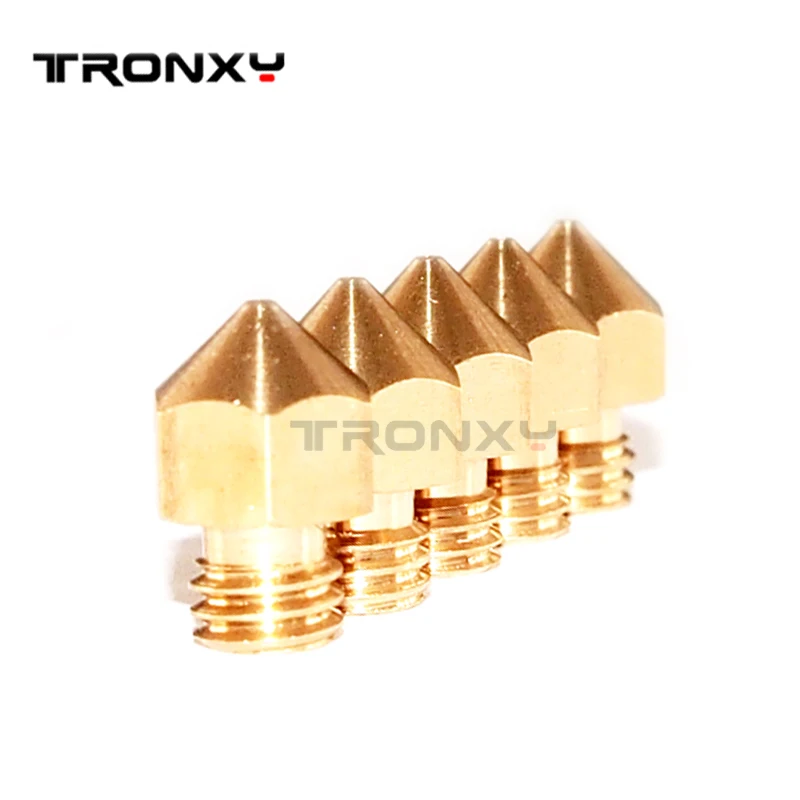 Сопло tronxy P802M P802E X3A X1 для 3D принтера размер экструдера 0 2 мм 3 4 5 6 шт./лот бесплатная