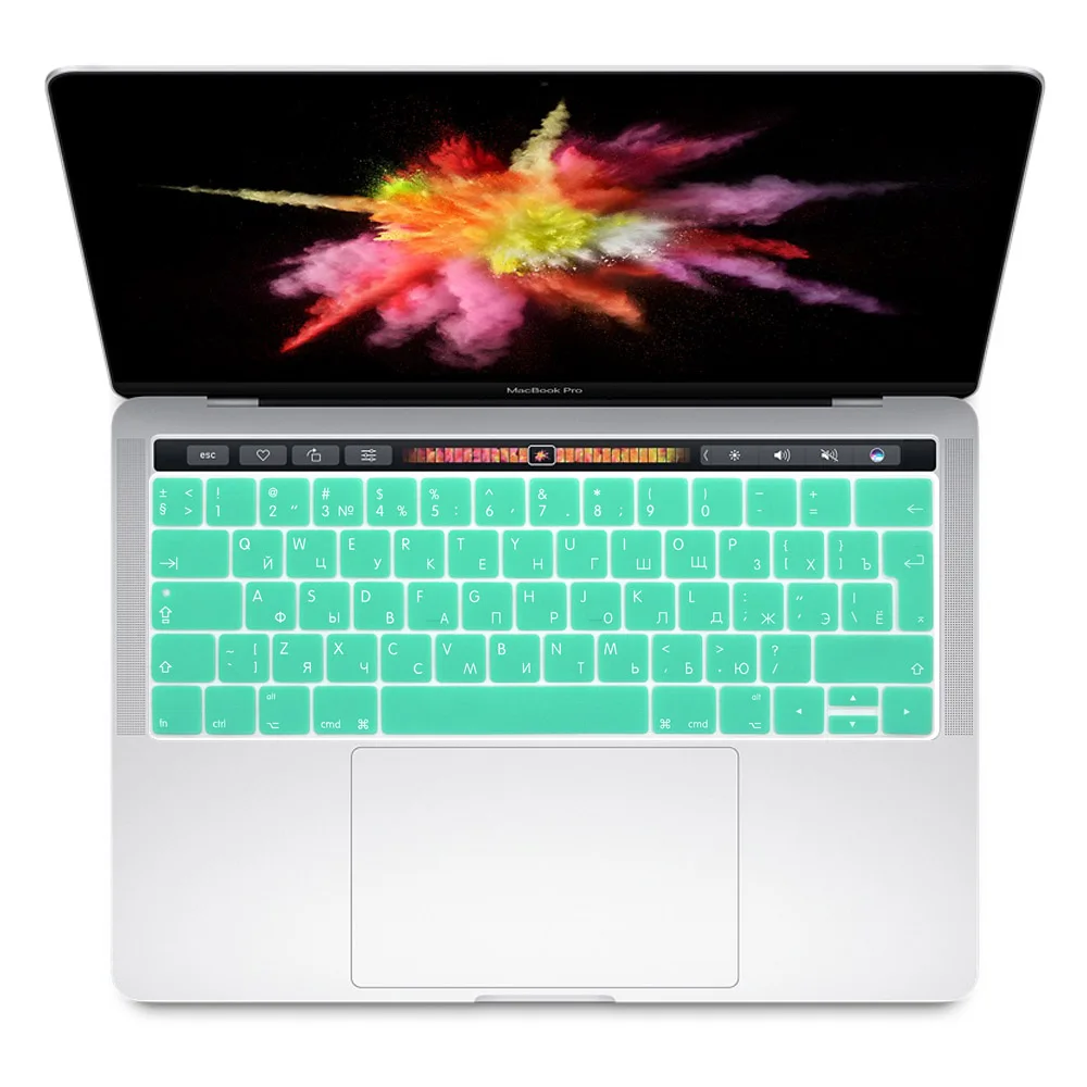 Для Apple 2016 MacBook Pro Retina 13 &quot15" с сенсорной панелью A1706 A1707 силиконовый чехол