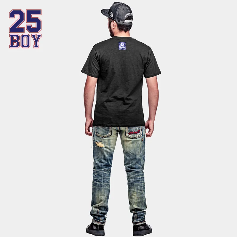 25BOY CarpTown Футболка Мужская модная уличная популярная стильная одежда с короткими